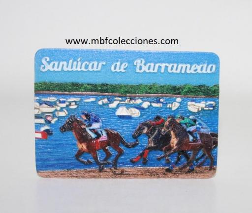 IMÁN RESINA RELIEVE SANLÚCAR DE BARRAMEDA RF. 08435