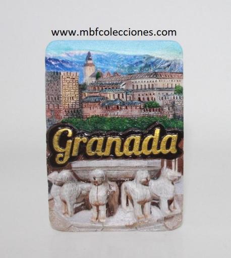 IMÁN RESINA RELIEVE GRANADA RF. 08432