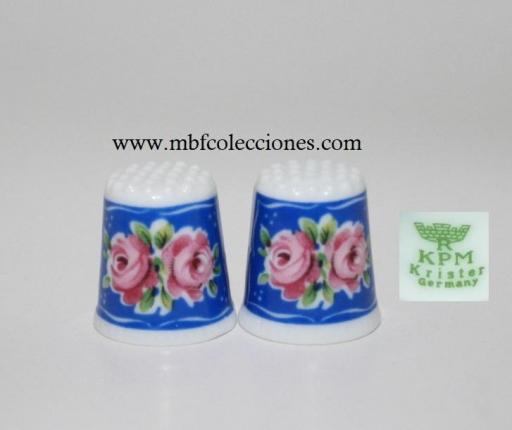 DEDAL PEQUEÑO KPM CON FLORES RF. 08614