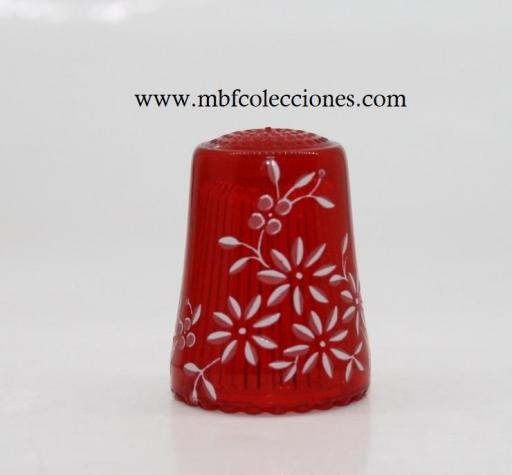 DEDAL CRISTAL CON FLORES RF. 09855