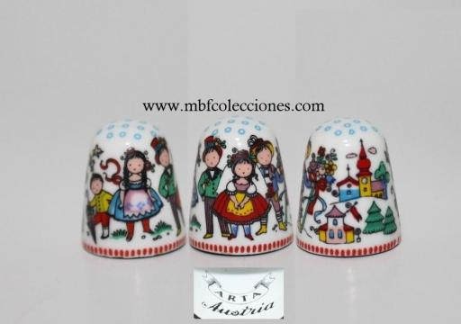 DEDAL PEQUEÑO ARTA - AUSTRIA - METAL Y PORCELANA  ​RF. 08744