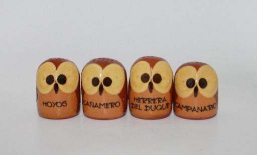 4 DEDALES BÚHOS PUEBLOS EXTREMEÑOS ​RF. 09948