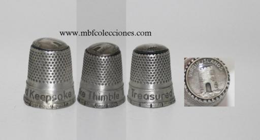 DEDAL VIRGIEN ISLANDS - TREASURED KEEPSAKE THIMBLE ​RF. 10244 [0]
