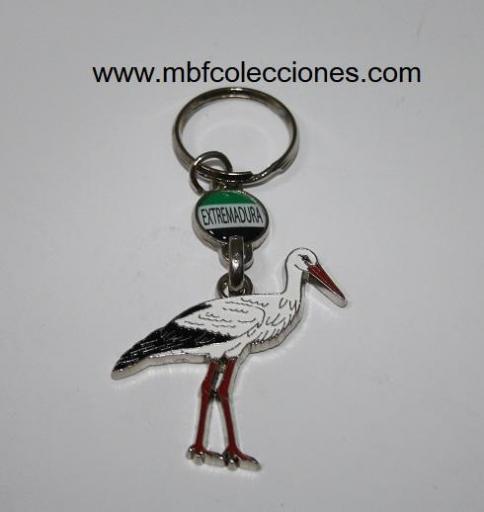 LLAVERO METÁLICO CIGÜEÑA RF. 09220