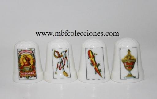 4 DEDALES PALOS DE LA BARAJA ESPAÑOLA RF. 10286 [0]
