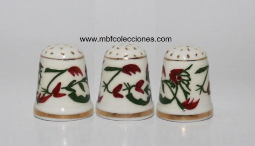 DEDAL CON FLORES PINTADO A MANO RF. 09292