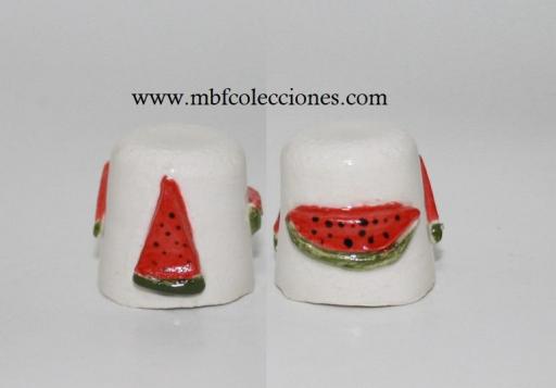 DEDAL ARTESANAL TRES PIEZAS SANDIA PINTADO A MANO RF. 10449 [0]