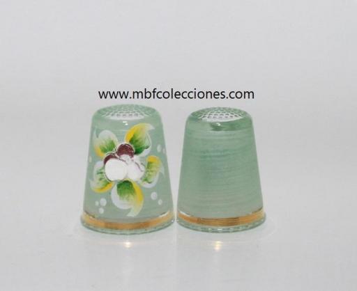 DEDAL CRISTAL VERDOSO PINTADO A MANO RF. 09452 [0]