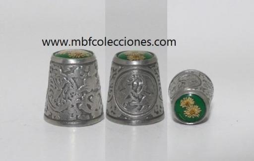 DEDAL METÁLICO GRABADO FLOR ARRIBA RF. 09459 [0]