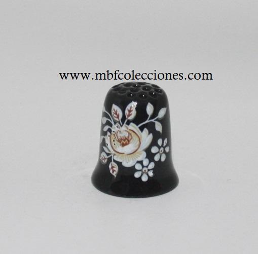 DEDAL NEGRO CON ROSA BLANCA ​RF. 10525 [0]