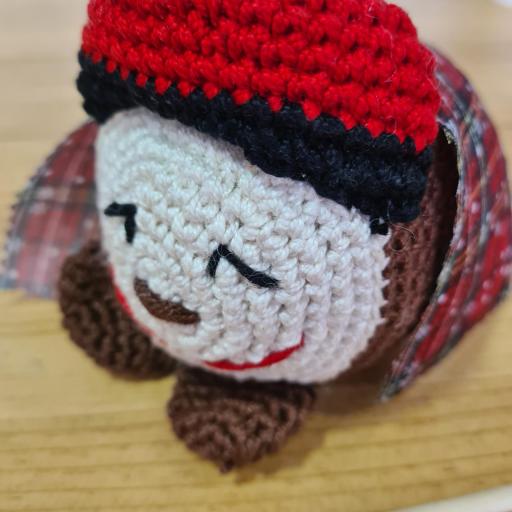 Tió de Nadal en crochet 