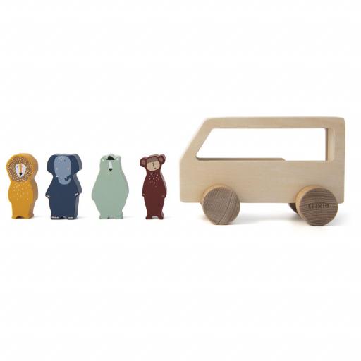 Autobus con animales de madera Trixie  [1]