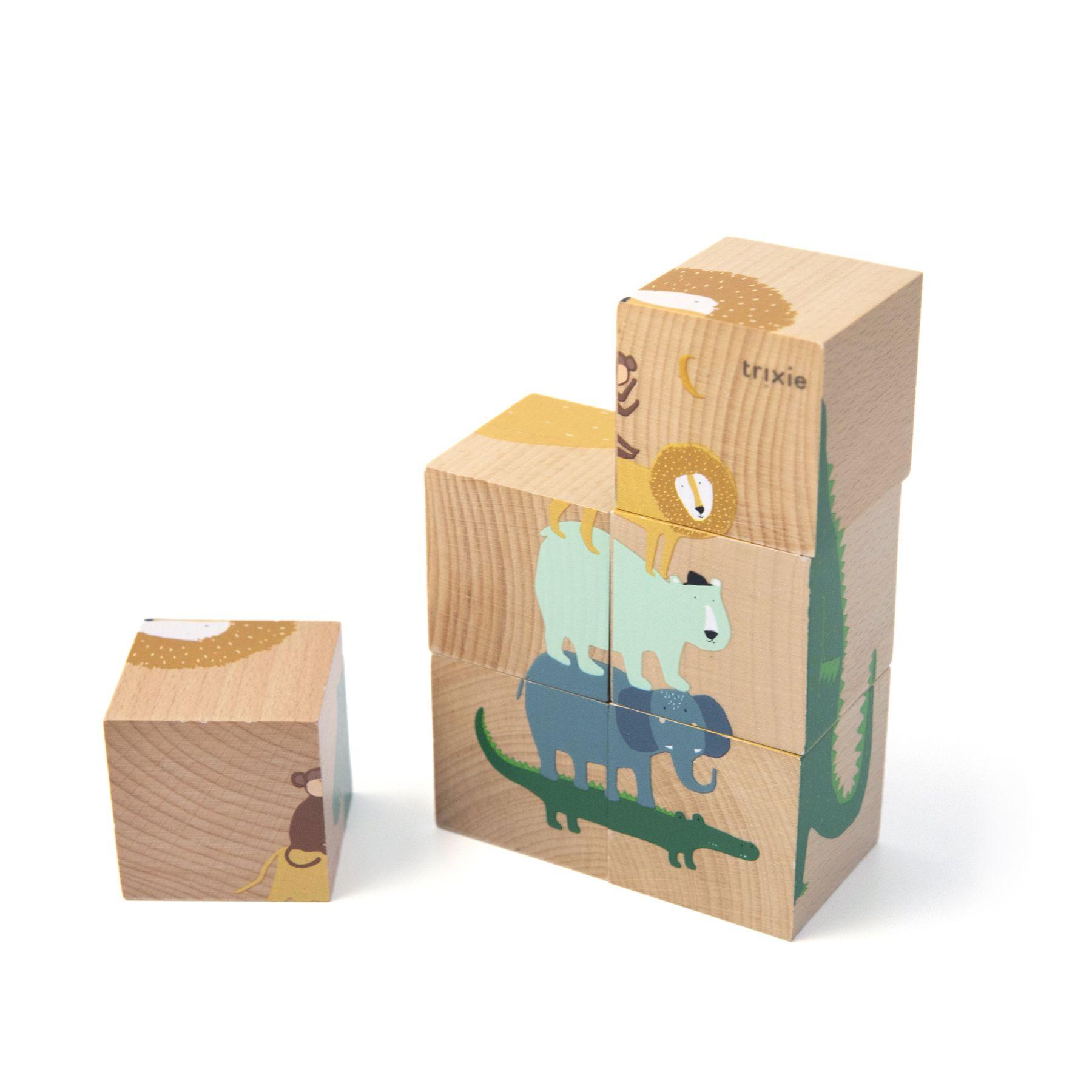 Bloques de puzzle de madera Trixie
