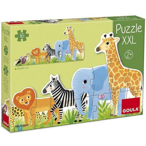 Puzzle XXL decreciente selva Goula