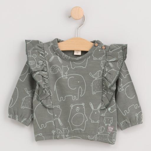 Sudadera felpa Animalitos Girl Cotton Fish