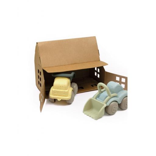 Set 2 coches Hearts Tipper & Digger In Garage - Box [0]
