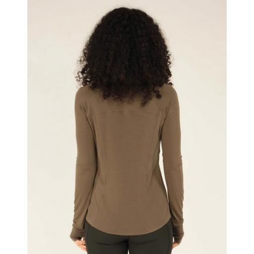 CAMISETA TENDU ACTIVE 1/2 ZIP DE SHERPA [1]