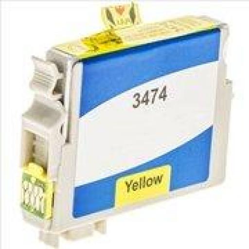 EPSON T3474/T3464 (34XL) AMARILLO CARTUCHO DE TINTA GENERICO C13T34744010/C13T34644010