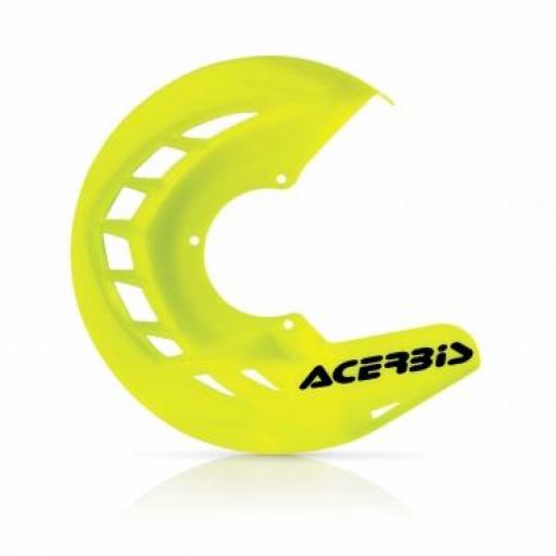 Protector Disco Delantero Acerbis X-Brake Amarillo Fluor