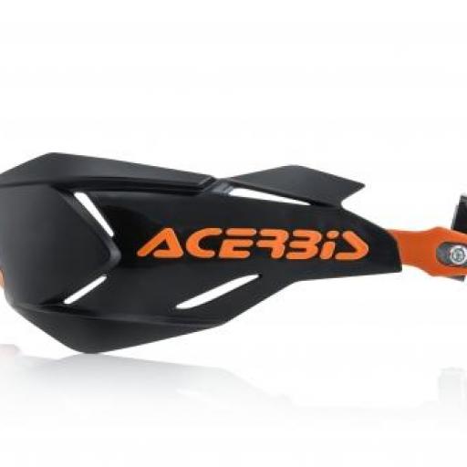 Paramanos Acerbis X-Factory Negro/Naranja [0]