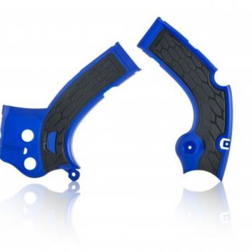 Protector de Chasis  Yamaha YZ 250 F 17-18 YZ 450 F 16-17 WR 450 F 16-18 Azul Acerbis X-Grip [0]