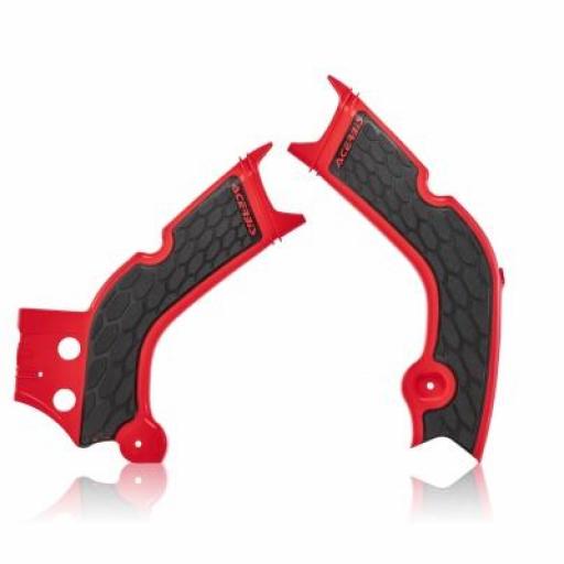 Protector de Chasis  Honda CRF 450 R 19-20 Rojo/Negro Acerbis X-Grip