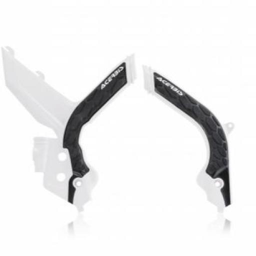 Protector de Chasis KTM EXC/EXC F 2020 Blanco/Negro Acerbis X-Grip