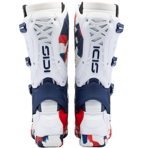 Botas Sidi CrossAir X Blanco-Azul-Rojo [2]
