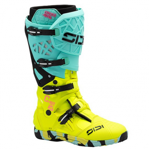 Botas Sidi CrossAir X Menta-Amarillo
