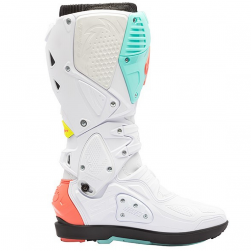 Botas Sidi CrossFire 3 SRS Blanco-Menta-Coral [2]