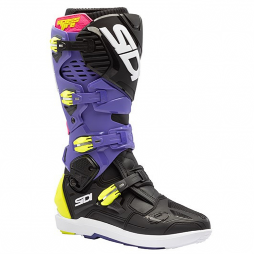 Botas Sidi CrossFire 3 SRS Violeta-Negro-Amarillo