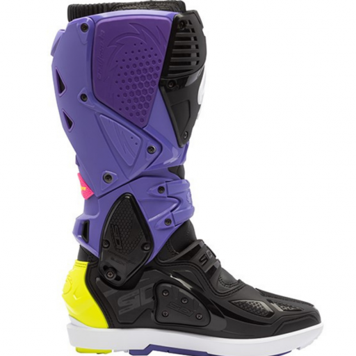 Botas Sidi CrossFire 3 SRS Violeta-Negro-Amarillo [2]