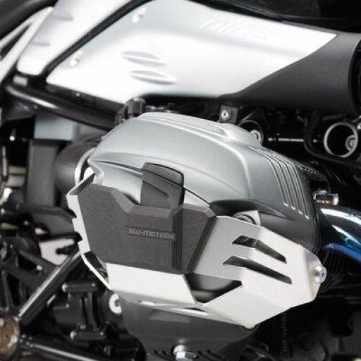 Protección de cilindro. Plateado. BMW R1200 R / GS / Adv, R nineT. [0]