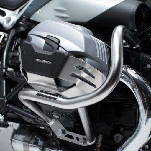 Protecciones laterales de motor. Acero inoxidable. Modelos BMW R nineT (14-). [1]