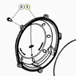 Nª 3..........TAPA EXTERIOR EMBRAGUE