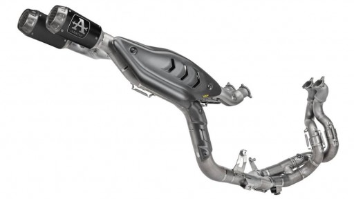 Escape completo Arrow COMPETITION EVO con silenciador de Titanio Negro Ducati Panigale V4 25-26