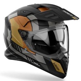 Casco AIROH Bandit Horn Gold matt [1]