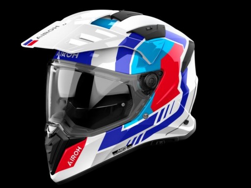 Casco AIROH Bandit Horn White