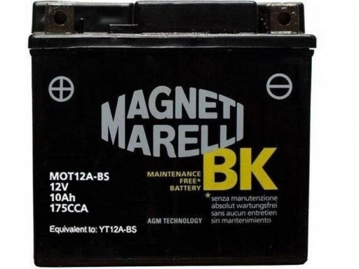 Bateria Magneti Marelli MOT12A-BS