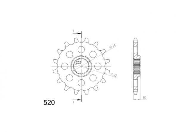 Kit transmisión BMW F 650 GS 99/07 - F 650 GS DAKAR 01/07 - G 650 GS SERTAO 08/14 DID X-RING negra  [3]