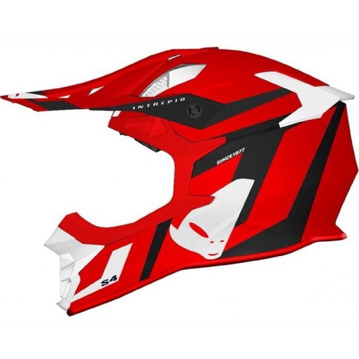 Casco cross UFO Intrepid Rojo [0]