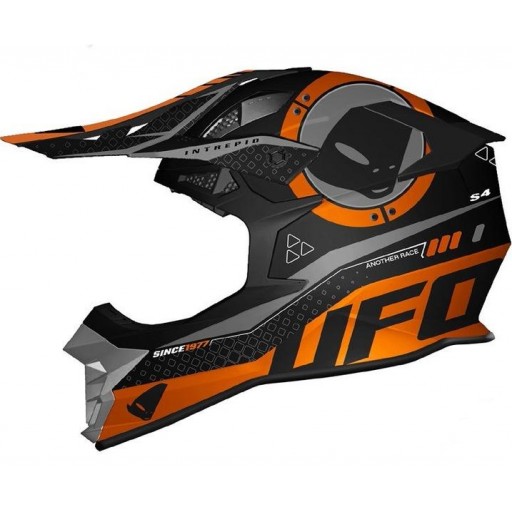 Casco cross UFO Intrepid Naranja