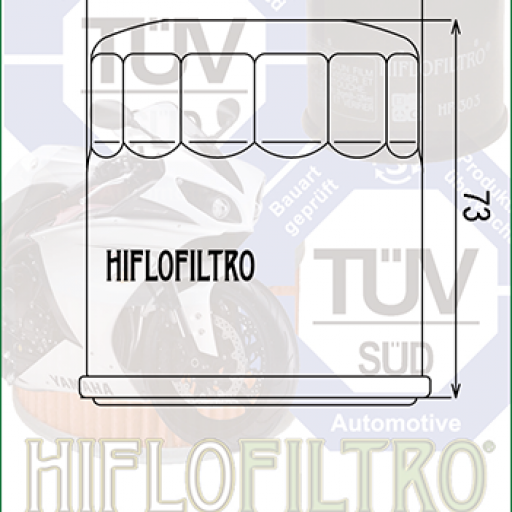 Filtro de Aceite Hiflofiltro HF303 [1]