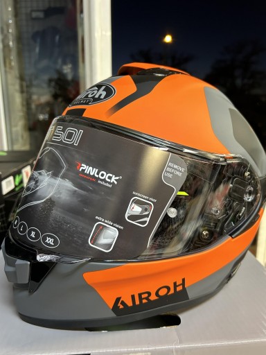 Casco de fibra AIROH  St. 501 Dock Orange matt  [0]