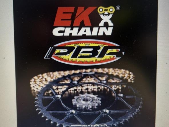 Kit transmisión Honda XL V Transalp 600 88/99 - 700 08/13 pbr-EK reforzado acero con retenes [0]