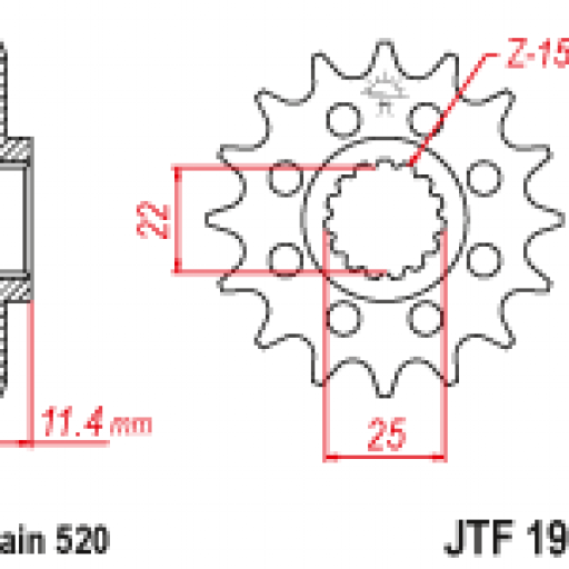 Piñom Husqvarna 701 Ktm 690-790 14D JT [1]