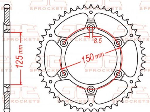 Corona JTR897.45SC Acero 45 D GRUPO KTM [0]