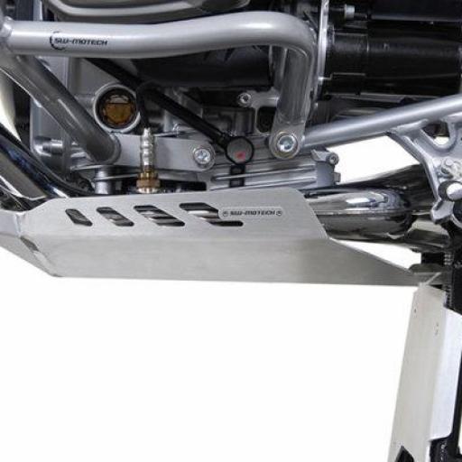 Protector de motor BMW R 1200 GS R12 (K25) (04-12). SW-Motech Aluminio Plata [1]