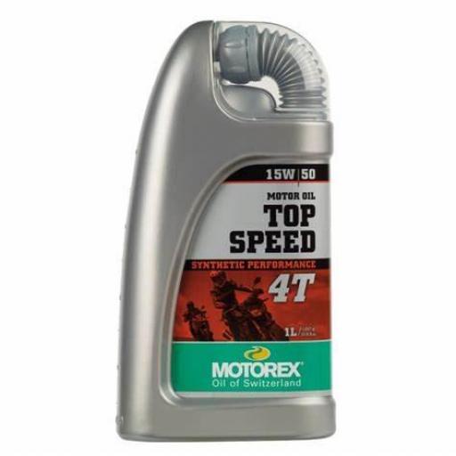 Aceite Motorex Top Speed 4T 15W/50 1 Litro [0]