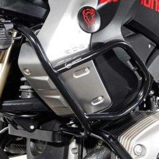 Protecciones de motor superiores  BMW R 1200 GS (08-12), R12 (K25) SW-Motech Acero Negro